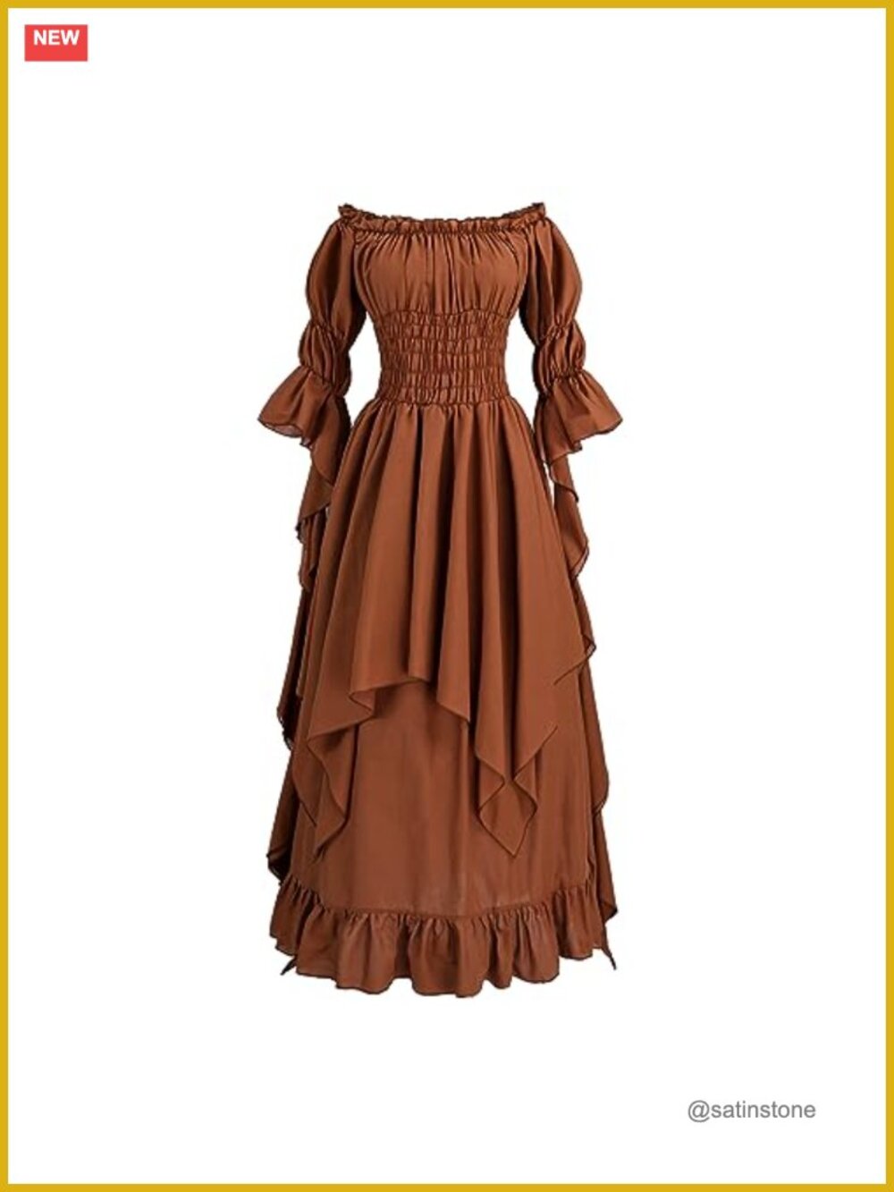 Renaissance Dress Women Medieval Costume Victorian Peasant Gothic Fairy Witch